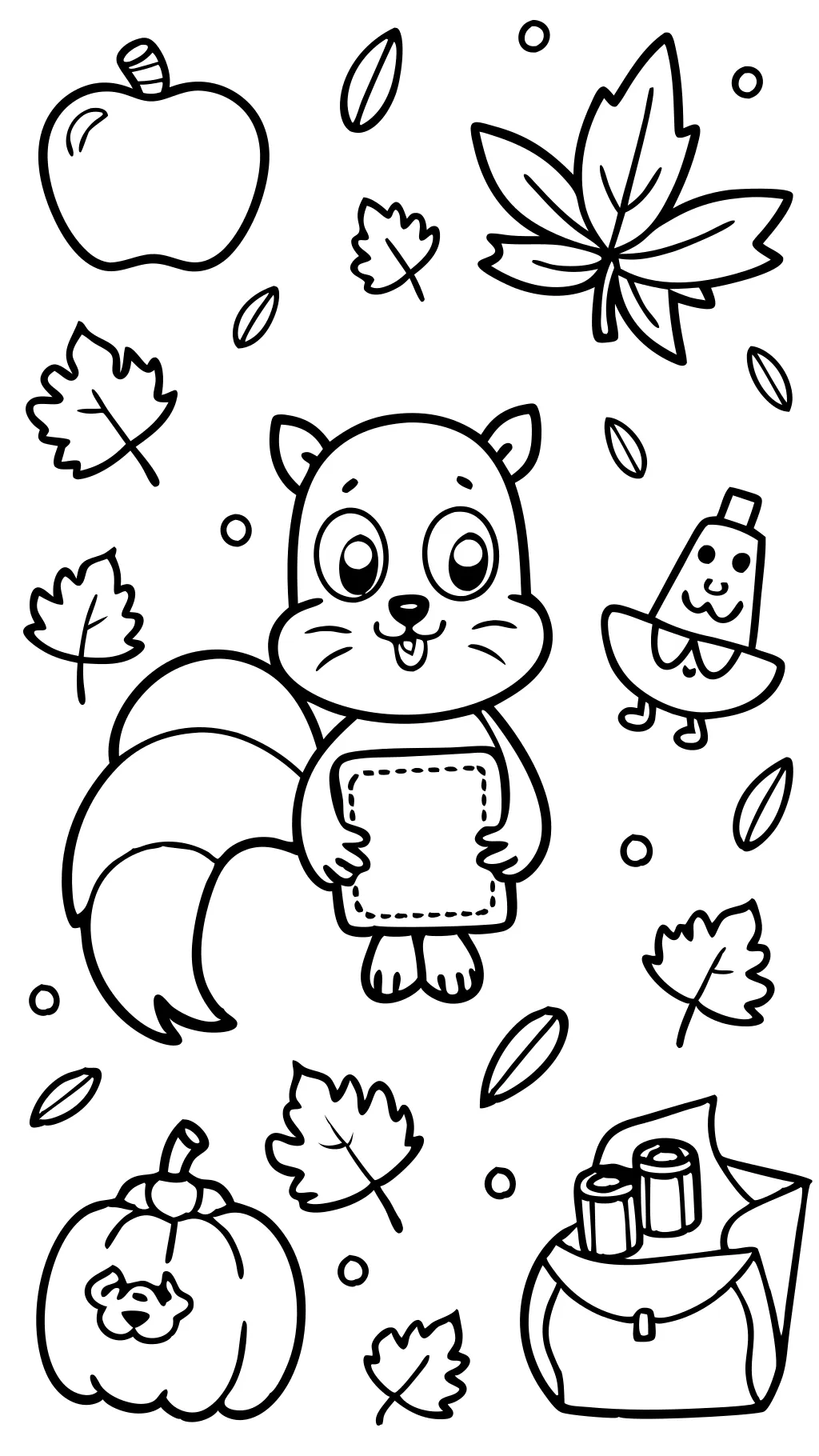 coloriage pour enfants de septembre